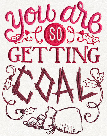 Sassy Tidings - You Are So Getting Coal