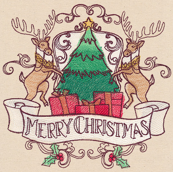 North Pole Express - Merry Christmas Crest