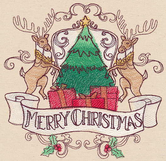 North Pole Express - Merry Christmas Crest