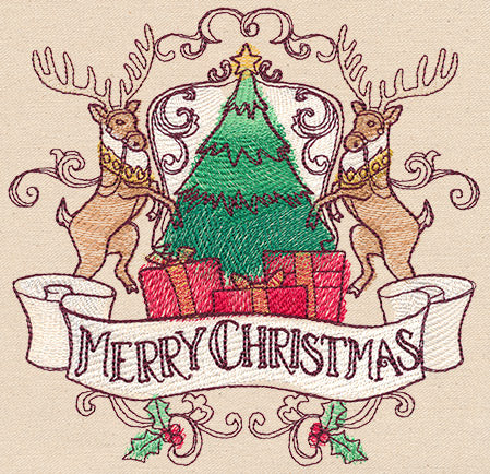 North Pole Express - Merry Christmas Crest