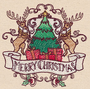 North Pole Express - Merry Christmas Crest