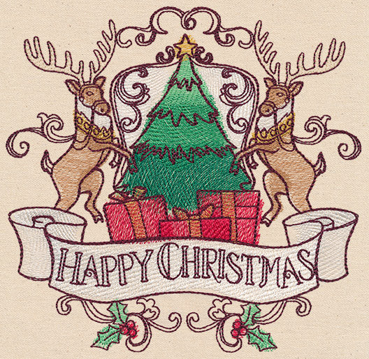 North Pole Express - Happy Christmas Crest