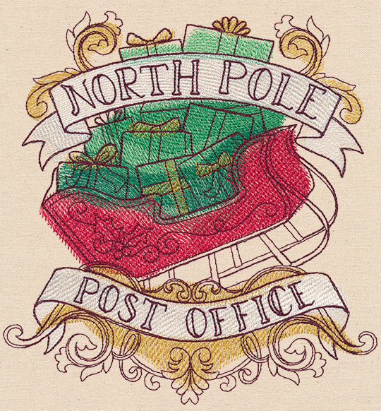 North Pole Express - North Pole Post Office Crest