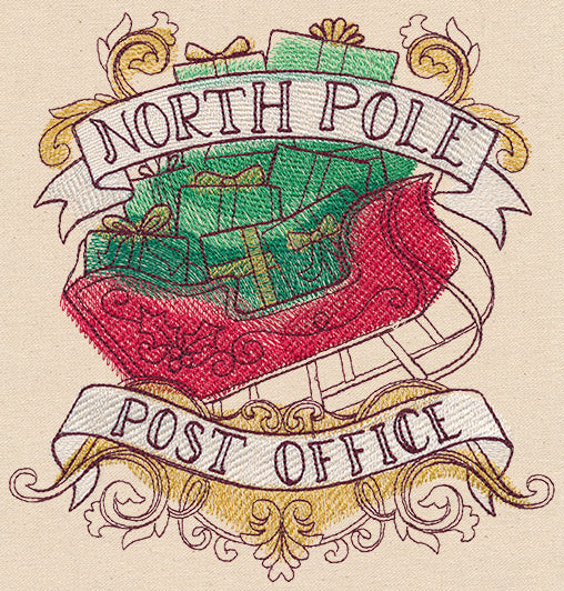 North Pole Express - North Pole Post Office Crest