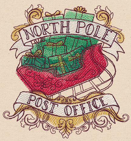 North Pole Express - North Pole Post Office Crest