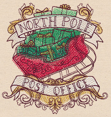 North Pole Express - North Pole Post Office Crest