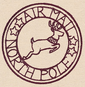 North Pole Express - Air Mail Stamp