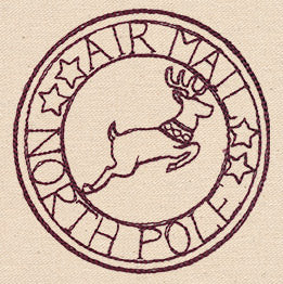 North Pole Express - Air Mail Stamp