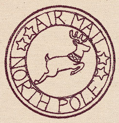 North Pole Express - Air Mail Stamp
