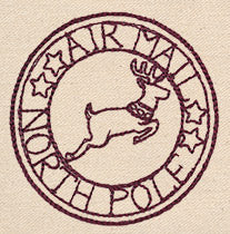 North Pole Express - Air Mail Stamp