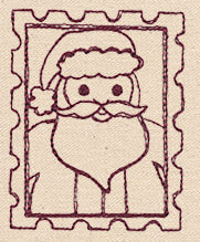 North Pole Express - Santa Stamp