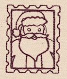 North Pole Express - Santa Stamp