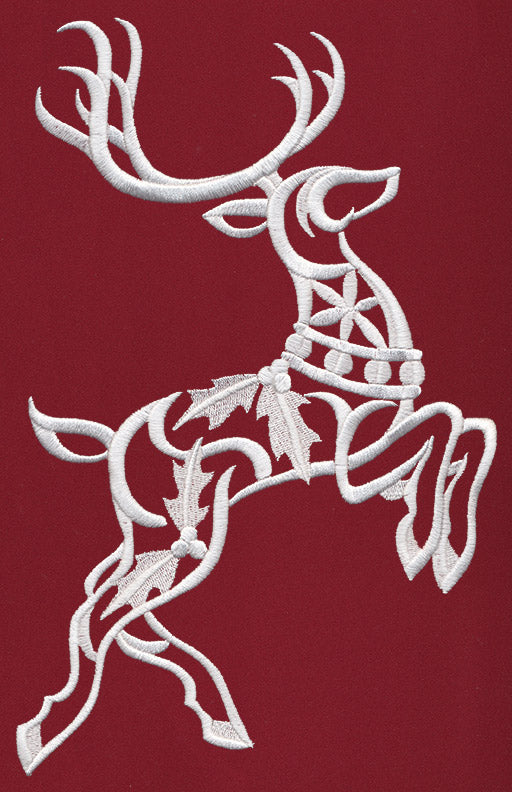 White Christmas - Flying Reindeer