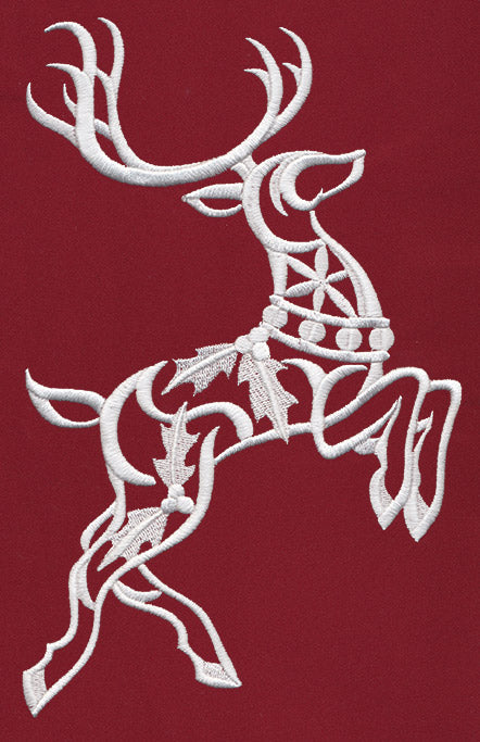 White Christmas - Flying Reindeer