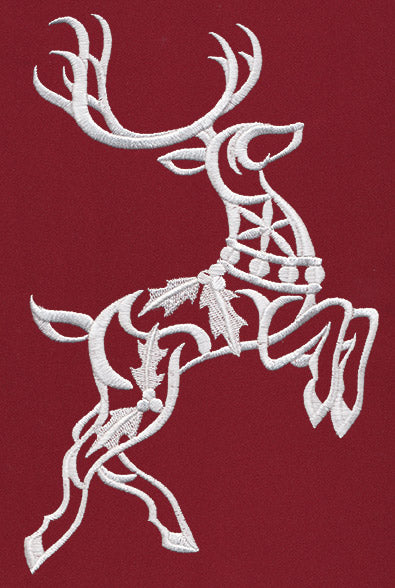 White Christmas - Flying Reindeer