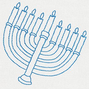 Hanukkah Treats - Menorah