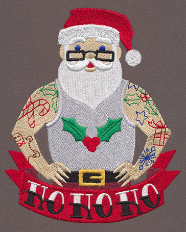 Tattooed Santa