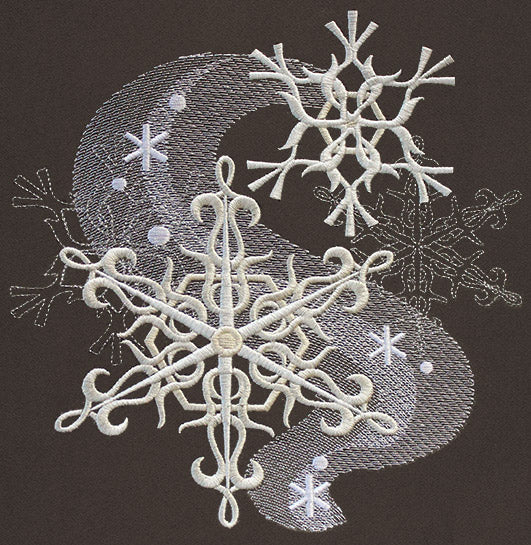 Christmas Luster - Windy Snowflakes