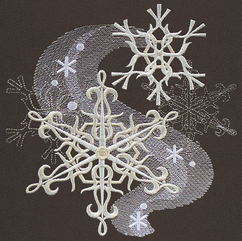 Christmas Luster - Windy Snowflakes