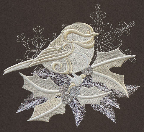 Christmas Luster - Chickadee