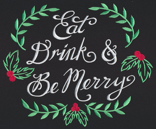 Chalkboard Christmas - Eat, Drink, and Be Merry
