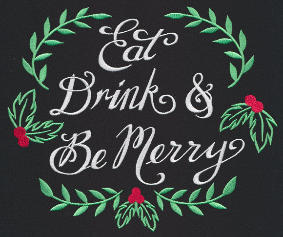 Chalkboard Christmas - Eat, Drink, and Be Merry