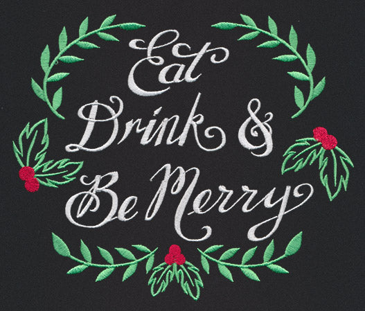 Chalkboard Christmas - Eat, Drink, and Be Merry