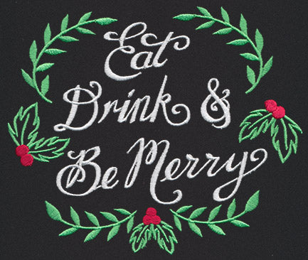 Chalkboard Christmas - Eat, Drink, and Be Merry
