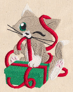 Feline Festive - Kitty Present