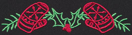 Chalkboard Christmas - Mitten Border