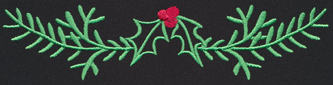 Chalkboard Christmas - Holly Border 1