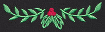 Chalkboard Christmas - Holly Border 2