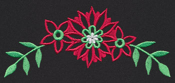 Chalkboard Christmas - Flower Border 1