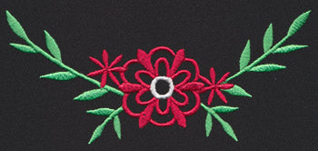 Chalkboard Christmas - Flower Border 2