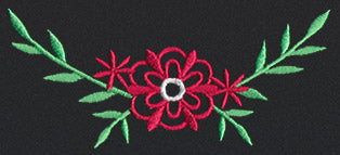 Chalkboard Christmas - Flower Border 2