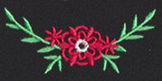 Chalkboard Christmas - Flower Border 2