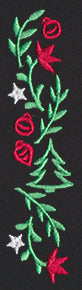 Chalkboard Christmas - Tree Border