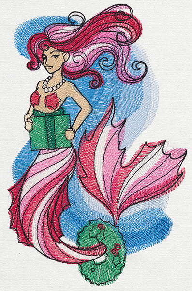 Candy Cane Mermaid