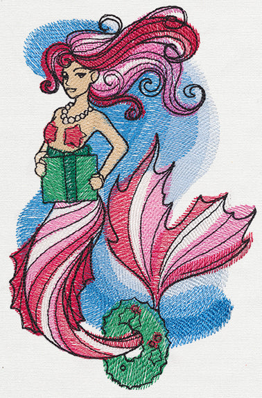 Candy Cane Mermaid