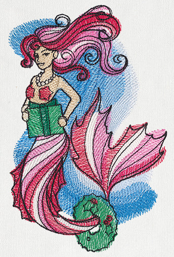 Candy Cane Mermaid