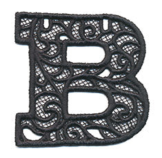 Bunting Letter B (Lace)