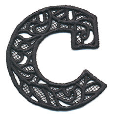 Bunting Letter C (Lace)