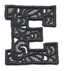 Bunting Letter E (Lace)