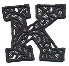 Bunting Letter K (Lace)