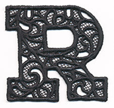 Bunting Letter R (Lace)