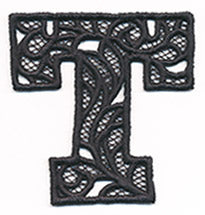 Bunting Letter T (Lace)