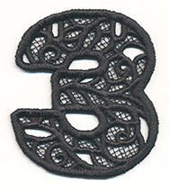 Bunting Number 3 (Lace)