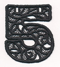 Bunting Number 5 (Lace)