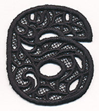 Bunting Number 6 (Lace)