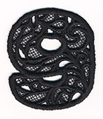 Bunting Number 9 (Lace)